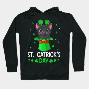 St Patricks Day Cats Saint Pattys Women Men Kids Hoodie